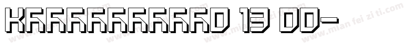 KSGGTLXFFQ0 13 00字体转换